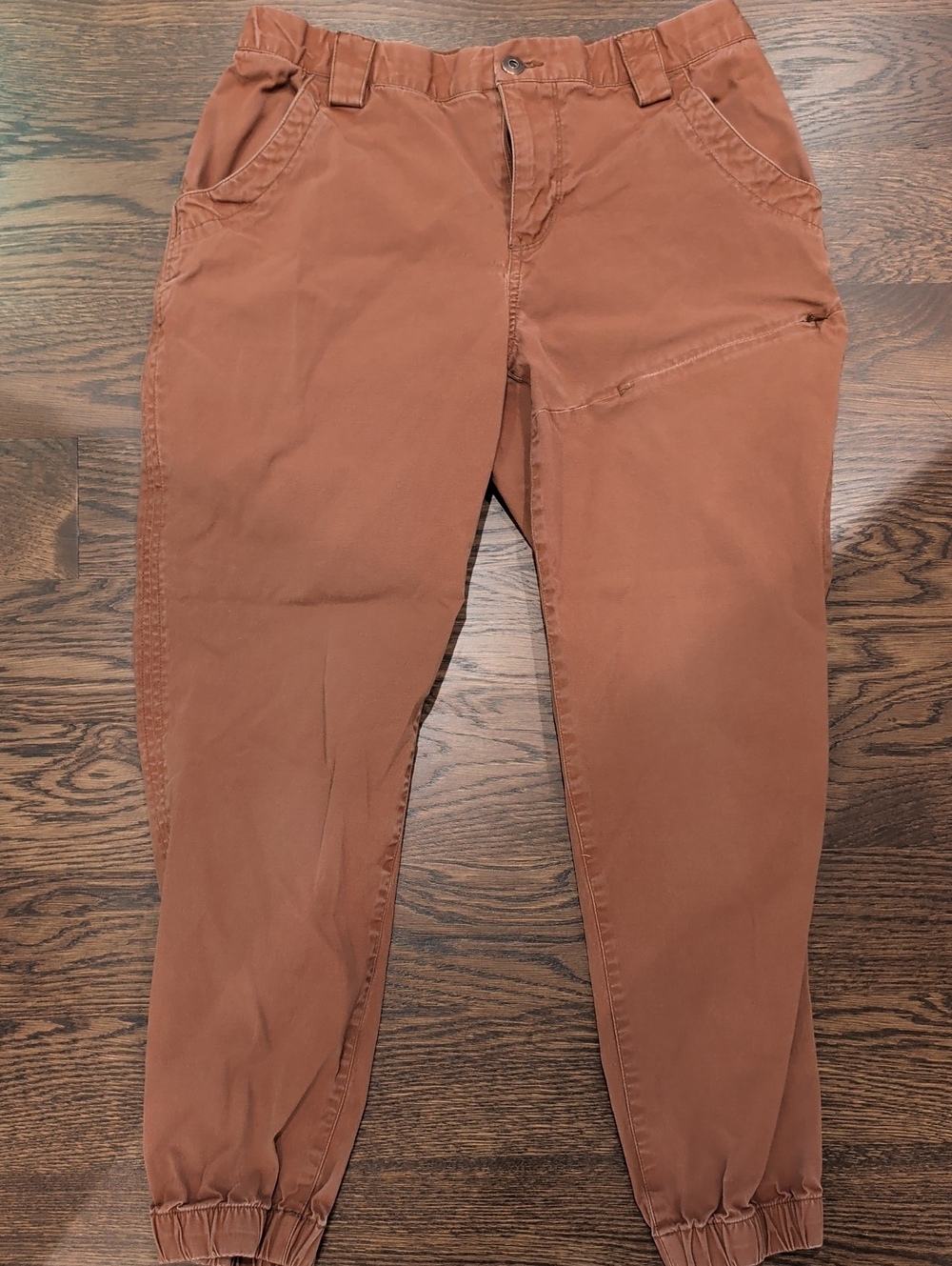 Duluth Trading Co. Burnt Orange Women's Gardening Jogger Pants Size 8